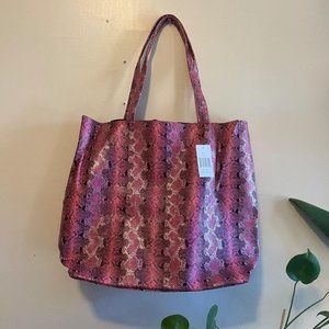 Fuchsia Silver Black Snake